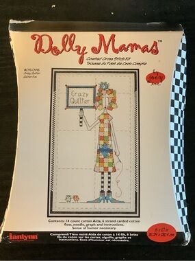 Dolly Mamas Counted Cross Stitch Kit Crazy Quilter #019-0446 NOS